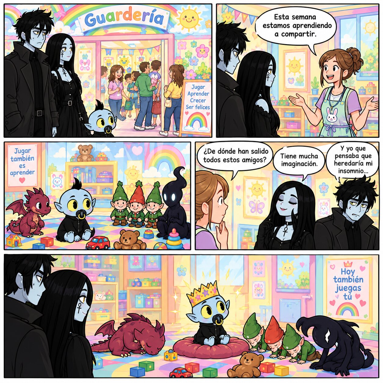 Tira: Reunión de padres